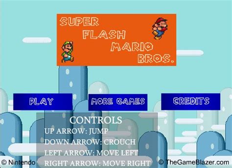 Super Flash Mario Bros Hacked (Cheats) - Hacked Free Games