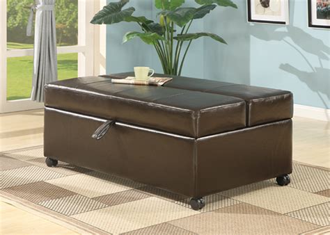 Fold Out Ottoman Sleeper Bed with Mattress - Christies Home Living