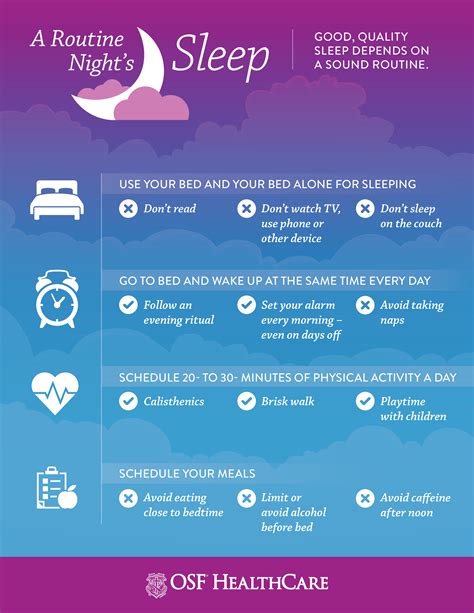 Four steps to help you sleep better | OSF HealthCare