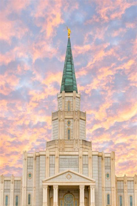 LDS Houston, TX Temple sunset clouds print - LDS Temple Art - Houston Temple in 2021 | Lds ...