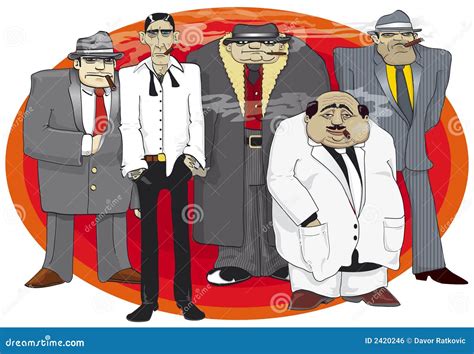 The Mafia Cartoon Vector | CartoonDealer.com #23379269