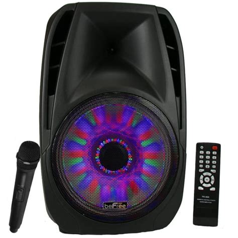 beFree Sound 15 Inch Bluetooth Tailgate Speaker with Sound/Volume ...