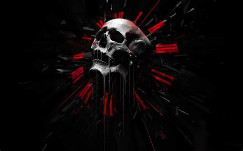 Red And Black Skull Group, Dark Red Skull HD wallpaper | Pxfuel