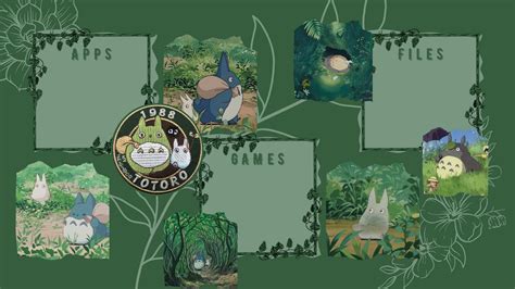 totoro desktop wallpaper in 2024 | Studio ghibli background, Cute laptop wallpaper, Desktop ...