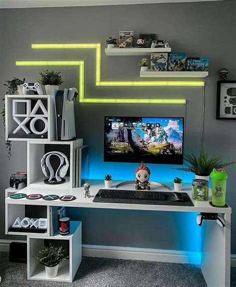 Setup awesome inspiration | Small game rooms, Gamer room, Boys game room