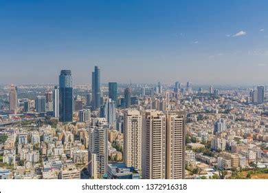 Tel Aviv Ramat Gan Skyline Aerial Stock Photo 1372916318 | Shutterstock