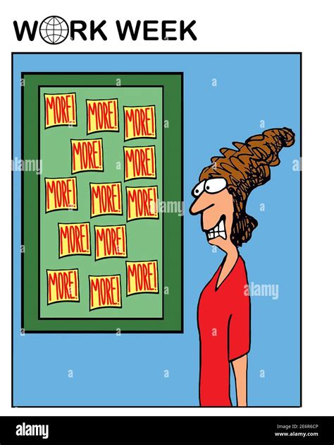 Stressed out worker cartoon hi-res stock photography and images - Alamy