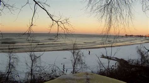 Edgewater Park Beach Cleveland Ohio Surfing - YouTube