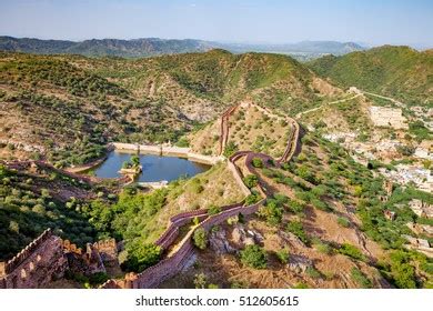 Aerial View Jaigarh Fort Jaipur India Stock Photo 512605615 | Shutterstock