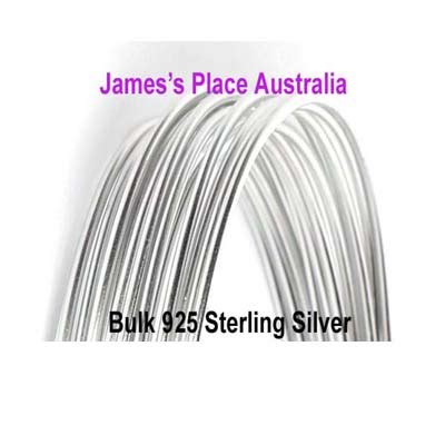 Bulk Round Sterling Silver Wire – 10mtrs – James's Place