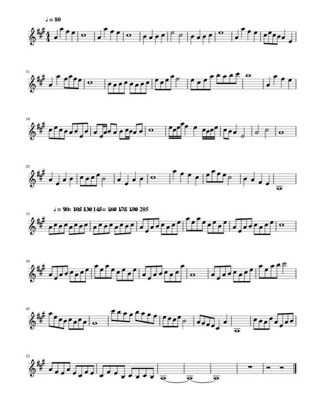 Baritone Saxophone Solo Sheet music for Baritone Saxophone | Download ...