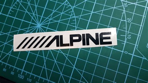 ALPINE Vinyl Decal Sticker Multiple sizes and colors | Etsy