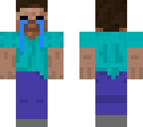 Crying Steve | Minecraft Skin