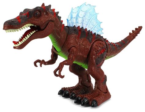 Dinosaur Century Spinosaurus Battery Operated Toy Dinosaur Figure Realistic(Color May Vary ...