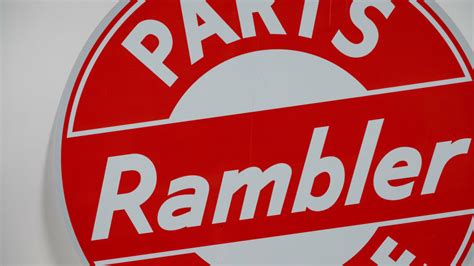 Rambler Parts Service Single-Sided Tin Sign at Harrisburg 2022 as Z236 ...