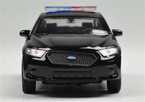 Kids 1:36 Black Welly Police Diecast Ford Interceptor Toy [NM02B257 ...