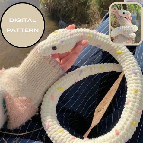 Snake Pattern, Crochet Snake Pattern, No Sew Pattern, Snake Crochet Pattern - Etsy