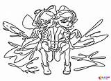 Splatoon Coloring Pages  Free Printable PDF & Online sketch template