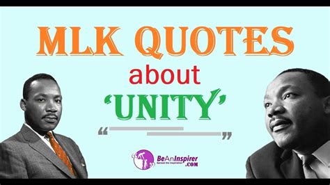 15 MLK Quotes about Unity | Unity Quotes by Martin Luther King, Jr. - YouTube