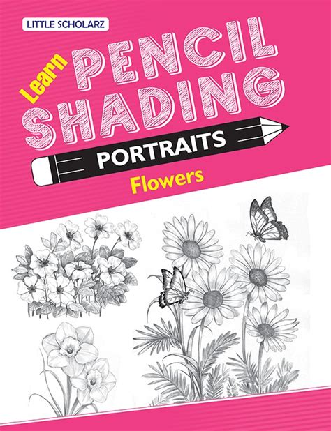 Learn Pencil Shading Portraits - FLOWERS