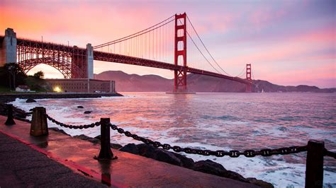 #353242 Bridge, Golden Gate, Sunset, USA 4k - Rare Gallery HD Wallpapers