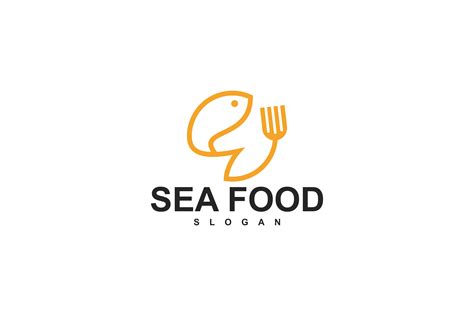 seafood logo template design vector icon illustration 3694739 Vector ...