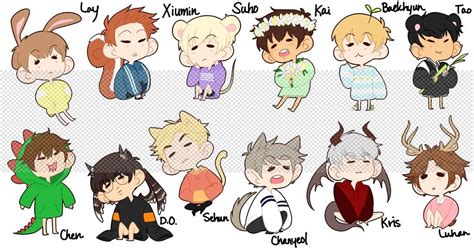 Exo members in animal costumes! | EXO (엑소) Amino