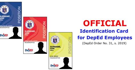 Blank DepEd ID Card Template