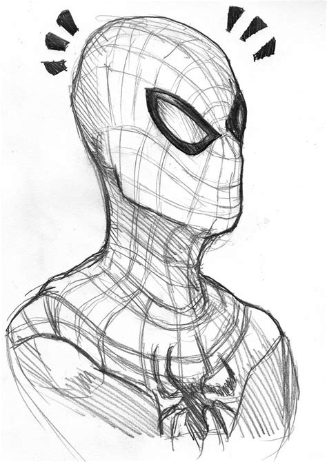 Spiderman sketch by Vimes-DA on DeviantArt