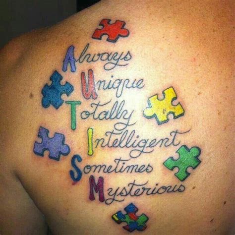 Pin on puzzle piece tattoos