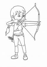 Archer coloring pages  ColoringLib sketch template