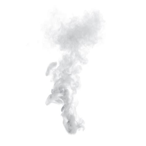 White natural steam smoke on transparent background abstract with waves ...