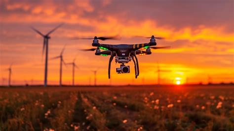 Premium Photo | Agriculture drone flying about sweet corn fields to ...