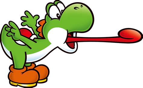 File:Yoshi-tongue classic design.png - Super Mario Wiki, the Mario ...