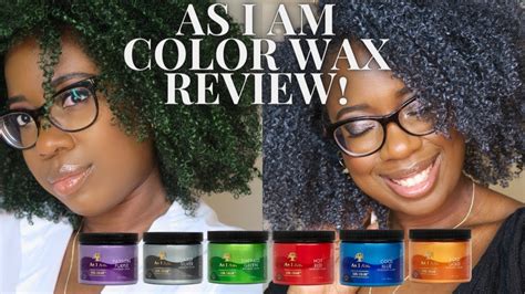 As I Am Curl Color Review and Demo with 6 Colors! | thedailyfro - YouTube