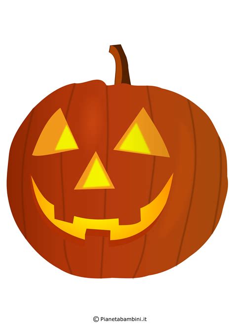 Immagini di Zucche di Halloween da Stampare e Ritagliare | PianetaBambini.it Pumpkin Vector ...