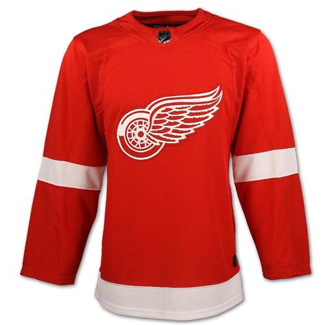 Detroit Red Wings Adidas Authentic Red Jersey - Detroit City Sports