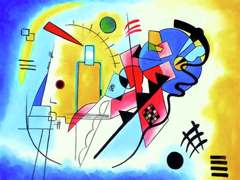 Yellow Red Blue Painting by Wassily Kandinsky