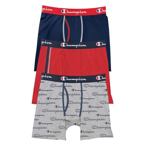 Champion - Champion Men's Everyday Comfort Boxer Briefs, 3 Pack ...