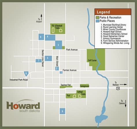 Maps - Howard, SD