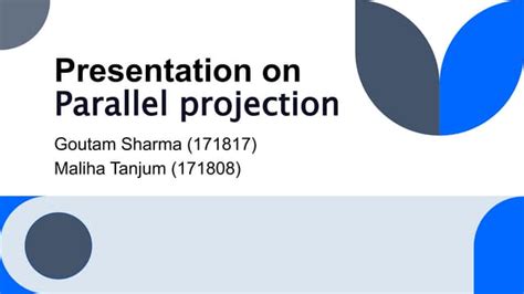 Presentation on Parallel projection.pptx