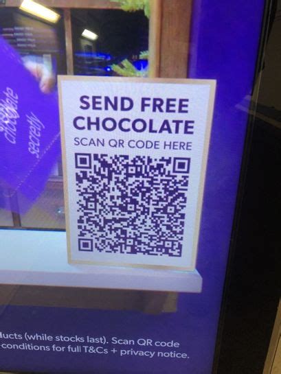 Cadbury Secret Santa postal service - Send a free chocolate bar to a person in UK (scan QR code ...