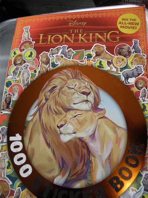 Disneys Lion King 1000 stickers book Brand NEW softcover | Etsy