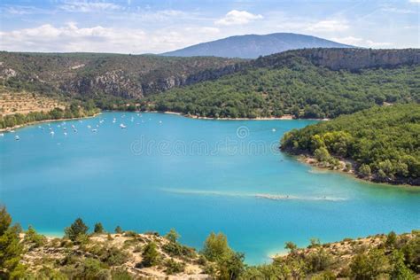 Lake of Sainte-Croix, France Stock Photo - Image of europe, scenic ...