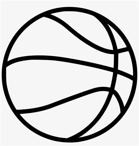 Basketball Icon Free Download Png Basketball Outline - Balon Basquetbol Para Colorear ...