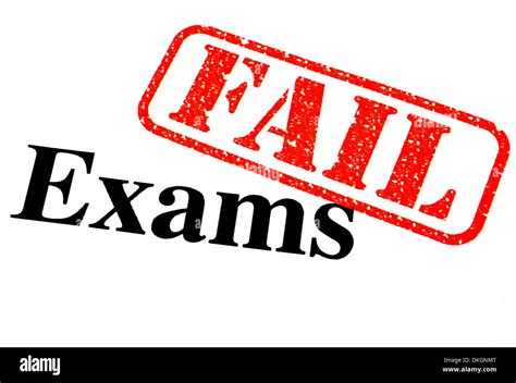 Close-up of a Failed Exam Paper Stock Photo: 63677848 - Alamy