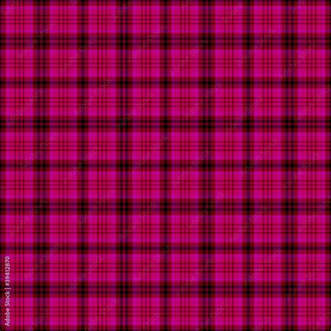 Seamless Hot Pink Plaid Background Stock Illustration | Adobe Stock