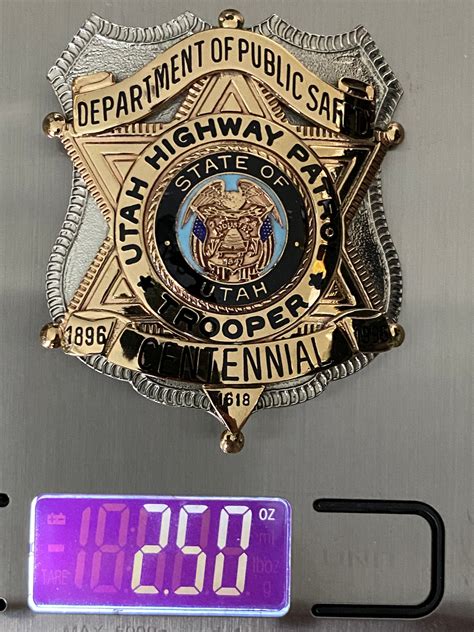 Utah Highway Patrol Centennial Badge | Etsy