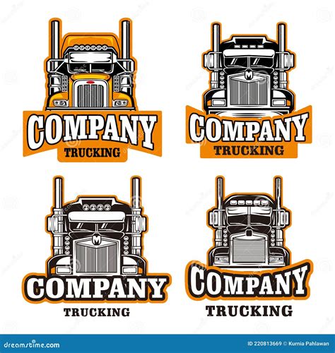 Trucking Logo , Cargo Vector Logo Stock Image | CartoonDealer.com ...