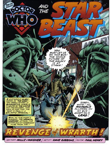 Jacob Licklider: Reviews: Doctor Who and the Star Beast by: Pat Mills and John Wagner with art ...